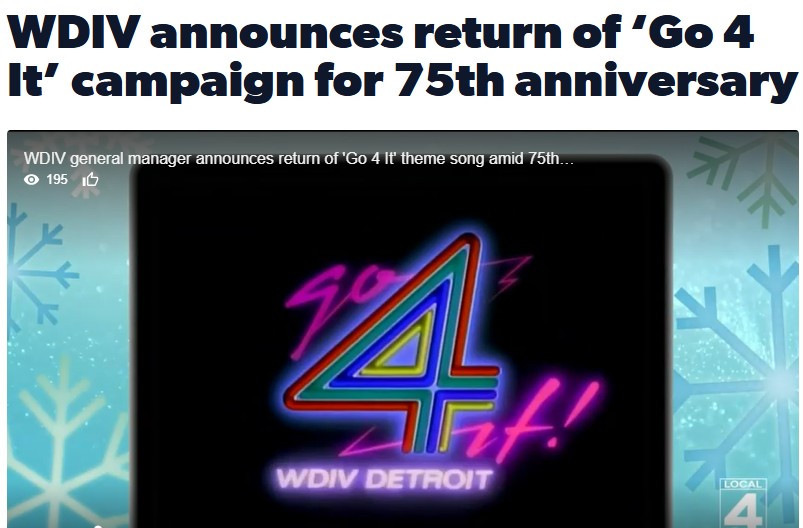 Screenshot of a youtube cover that says WDIV Detroit